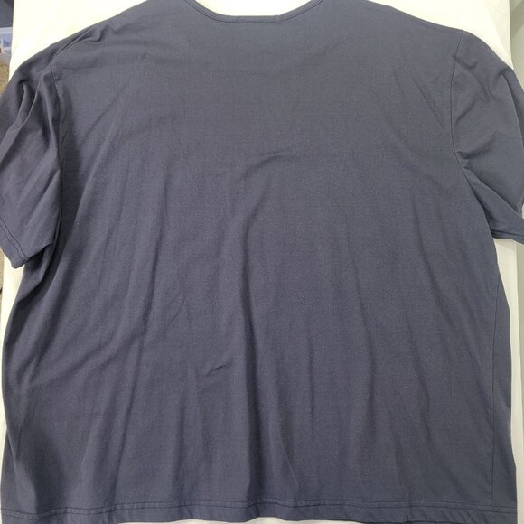 CST Sport Women's Short Sleeve Shirt Top Navy Blue White Red Stars Patriotic 3X - Picture 4 of 6